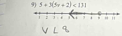 5+3(5v+2)<131</tex>