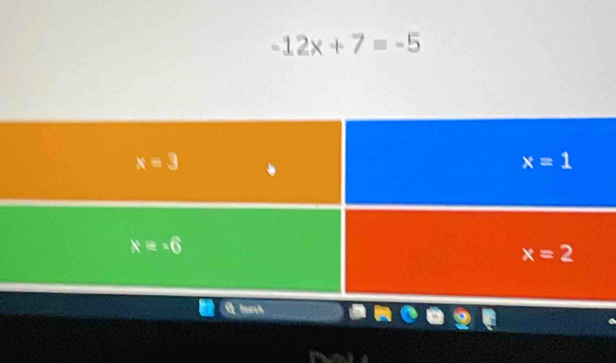 -12x+7=-5