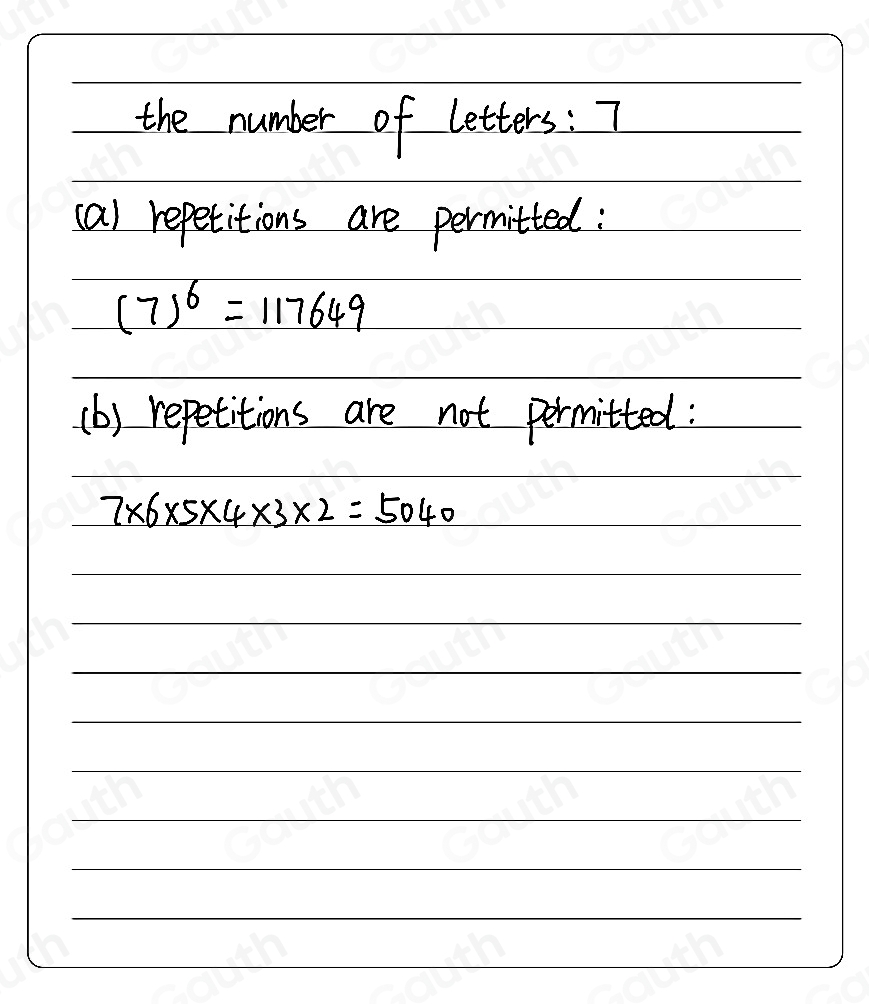 Solved: Secret Code Word How many 6 -letter code words can be made ...