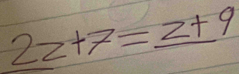 22+7=_ 2+9