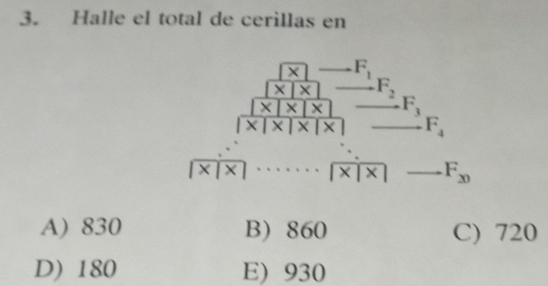 Resuelto:Halle el total de cerillas en frac frac K]-F_1--F_1* 1* 1* 1 ...