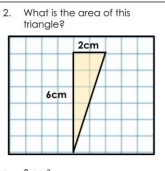 What is the area of this 
triangle?