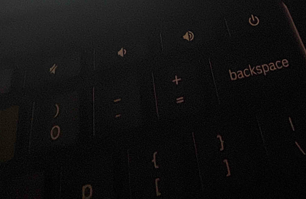 + 
backspace 
= 
 
 
]