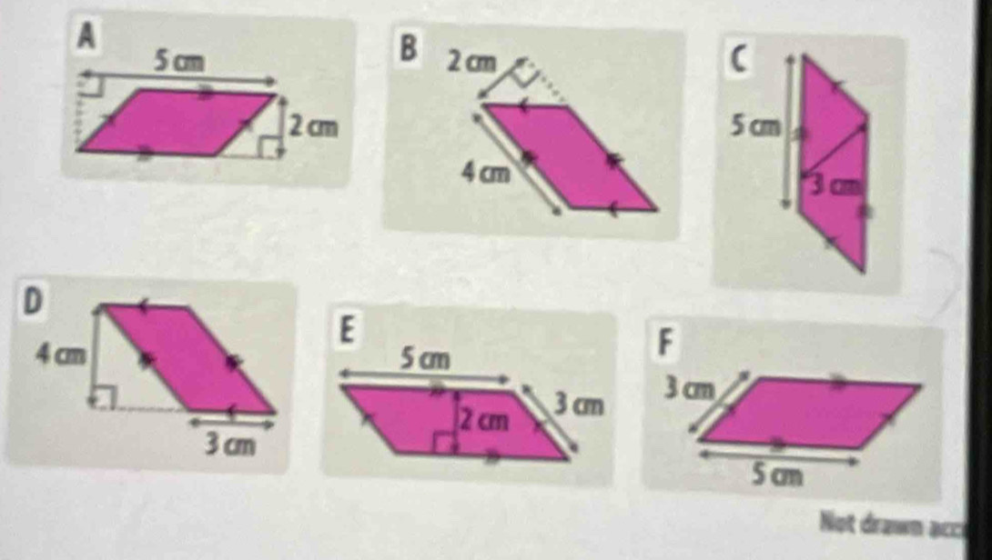 2 cm (
5 cm
4 cm
3 cm
Not drawn acce