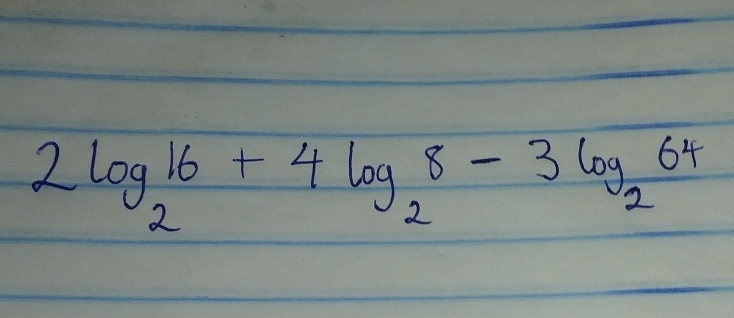 2log _216+4log _28-3log _264