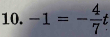 −1 = −