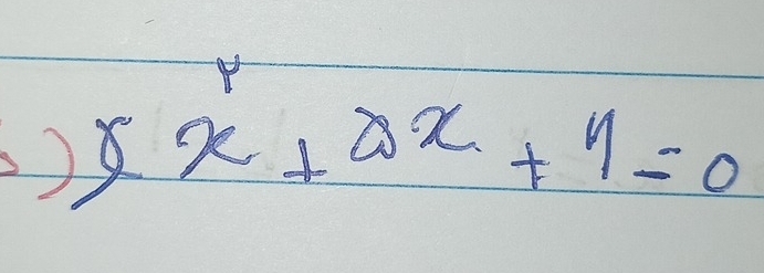 ) x+2x+1=0