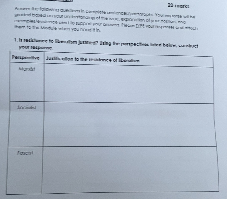 Solved: Answer the following questions in complete sentences/paragraphs ...