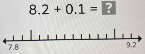 8.2+0.1= ?