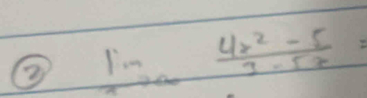 1:- y=frac 3  (4x^2-5)/3-5x =