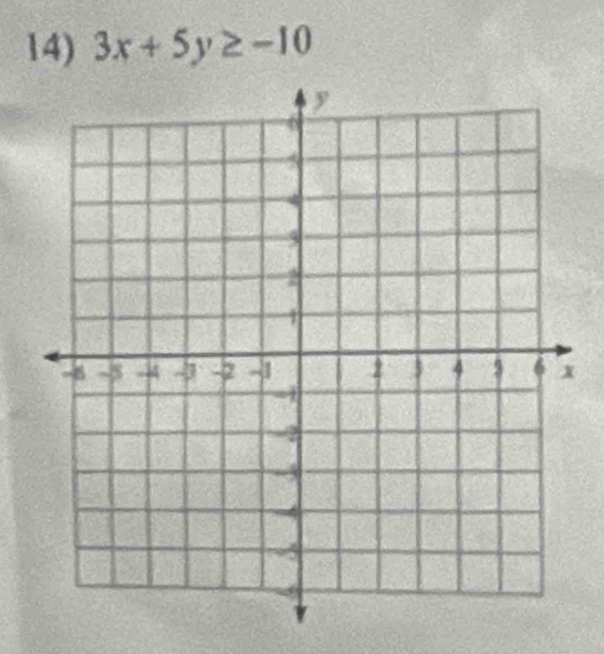 3x+5y≥ -10