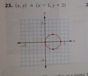 (x,y)to (x-1,y+2) 2