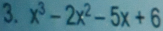 x^3-2x^2-5x+6