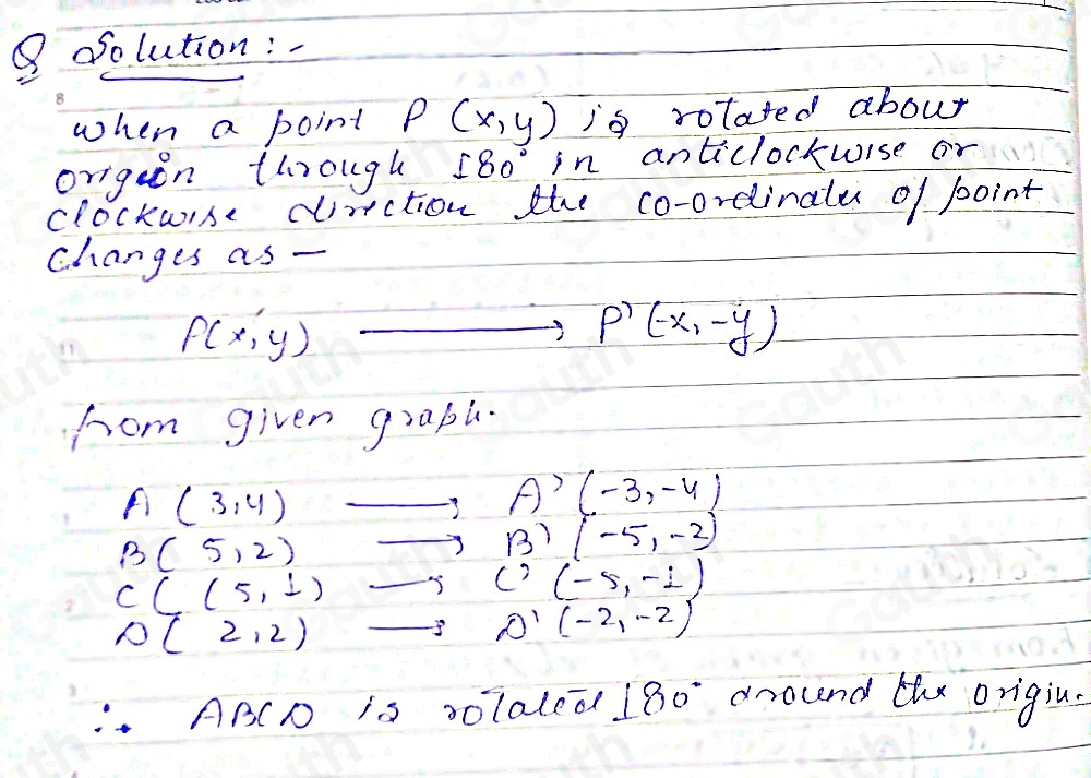 Solved: ABCD. What transformation(s) would result in this image? ABCD ...