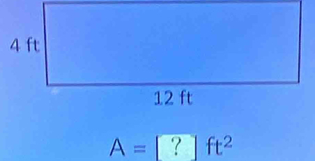 A=?ft^2