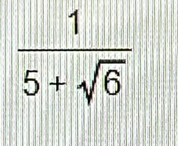  1/5+sqrt(6) 