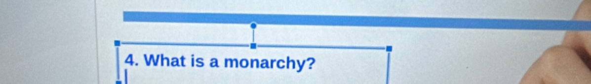 What is a monarchy?