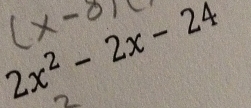 2x^2-2x-24