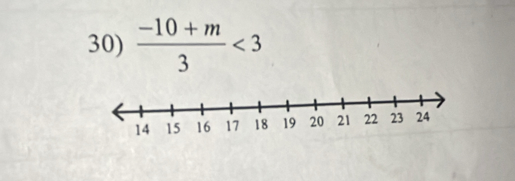  (-10+m)/3 <3</tex>