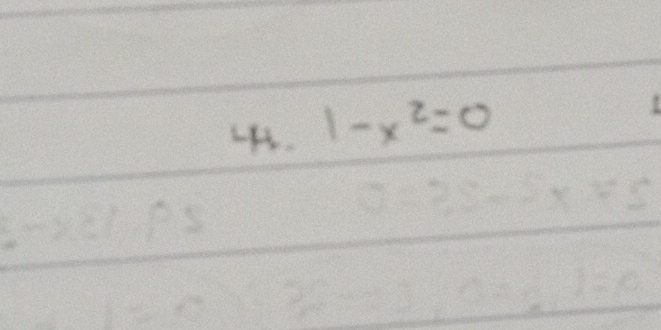 Lf. 1-x^2=0