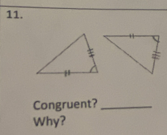 Congruent?_ 
Why?