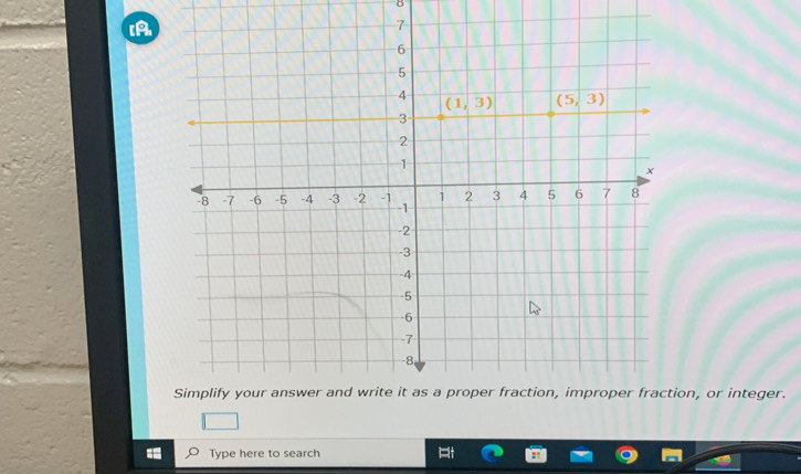 rA
on, or integer.
Type here to search