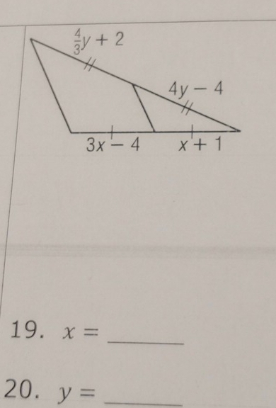 x=
20. y= _