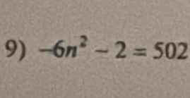 -6n^2-2=502