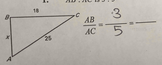  AB/AC =