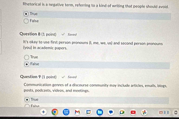 Solved: Rhetorical is a negative term, referring to a kind of writing ...