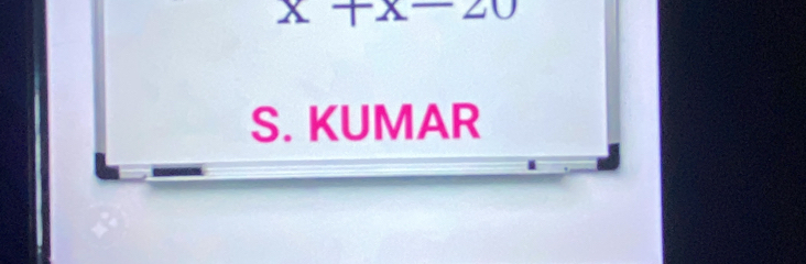 triangle
S. KUMAR