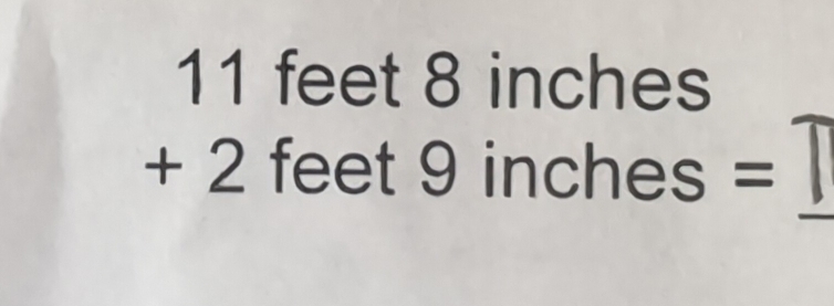 11feet8inc 、 | e s
∴ △ ABC=△ CDG
+2feet9inches=