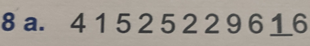 4 1 5 25 2 2 9 6 1 6