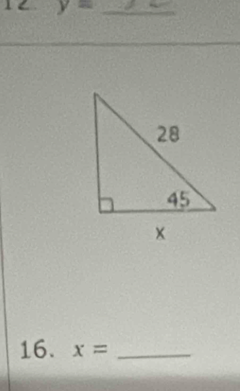 y= _ 
16. x= _