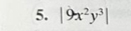 |9x^2y^3|