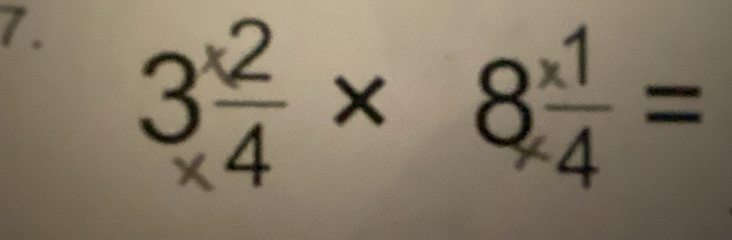 3,× 8,=