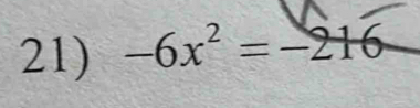 -6x^2=-216