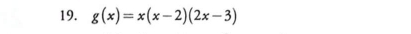 g(x)=x(x-2)(2x-3)