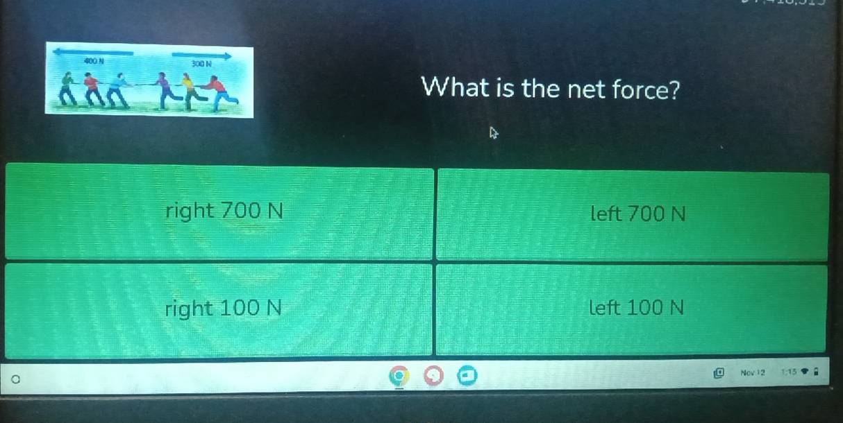 What is the net force?