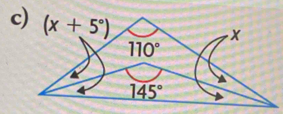 (x+5°)
110°
145°