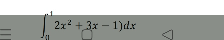 ∈t _0^(12x^2)+3x-1)dx