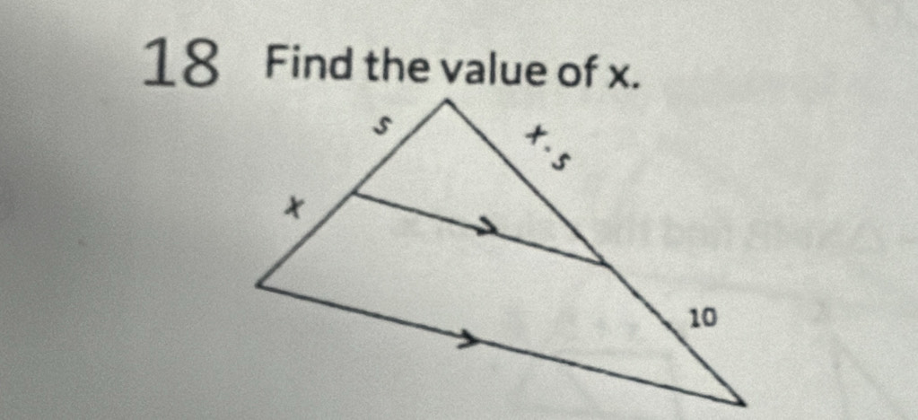 Find the value of x.