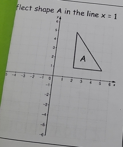 flect shape A in 
5