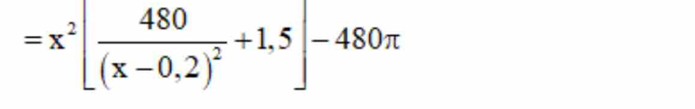 =x^2[frac 480(x-0,2)^2+1,5]-480π