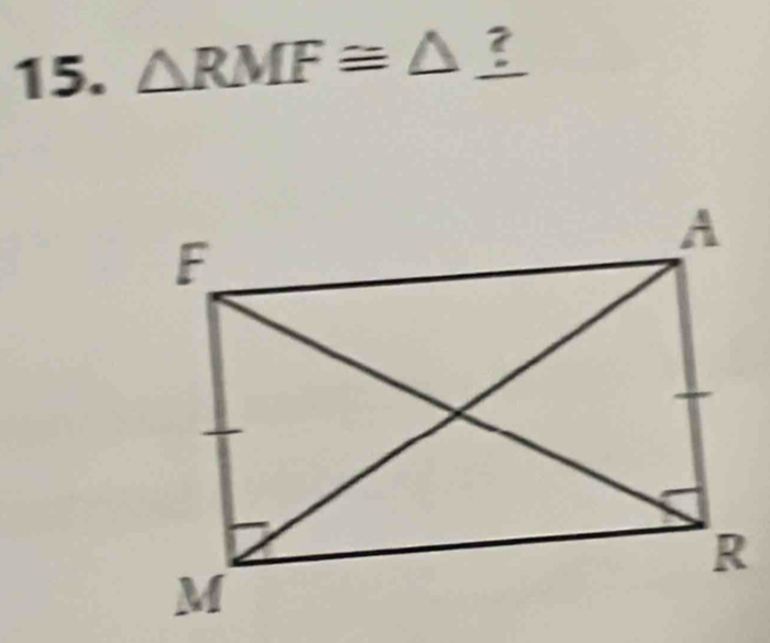 △ RMF≌ △ ?