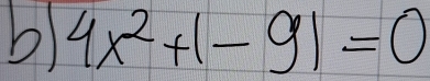 4x^2+1-91=0