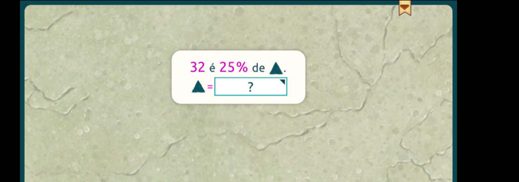 32 é 25% de
A= ?