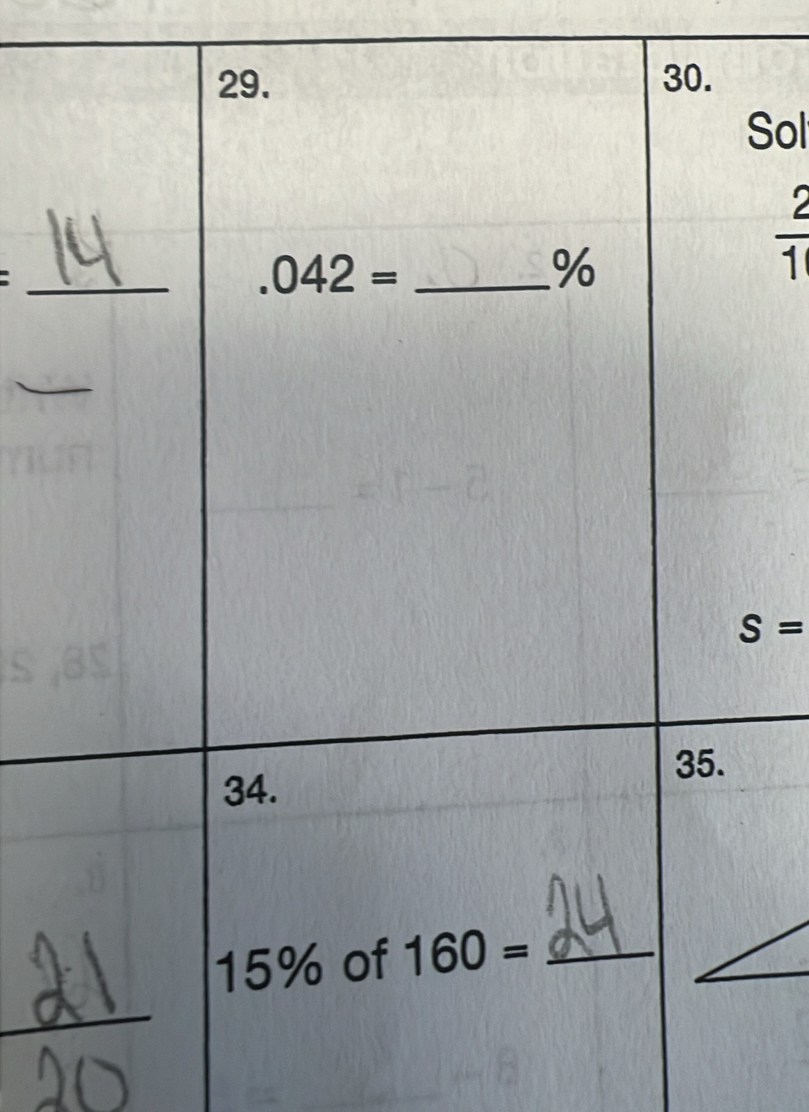 Sol
= _
 2/1 
S=