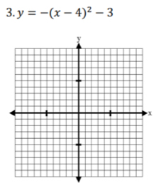 y=-(x-4)^2-3
x