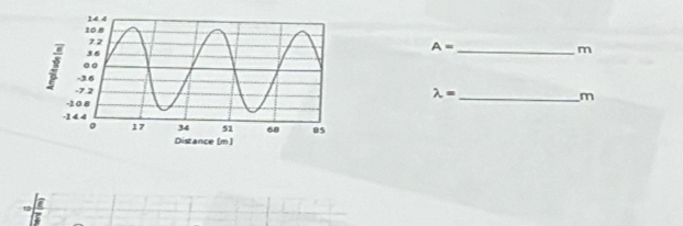 A= _
m
lambda = _ m